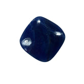 BLUE SAPPHIRE PLAIN LENTIL CUSHION (BLUE)(OPAQUE)(SI) 12.00X12.00 MM 7.17 CTS