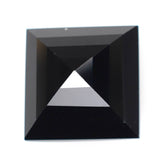 BLACK SPINEL CHECKER CUT SQUARE (1ST) 12MM 10.53 Cts.