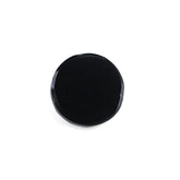 BLACK SPINEL CHECKER CUT ROUND CAB 8MM 1.60 Cts.