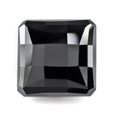 BLACK SPINEL CHESS CUT CUSHION 12MM 12.27 Cts.
