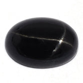 BLACK STAR DIOPSIDE OVAL CAB (FROSTED BOTTOM) 14X10MM 7.31 Cts.