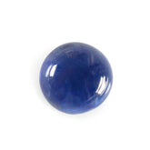 GLASSFILLED BLUE SAPPHIRE ROUND CAB 6MM 1.17 Cts.