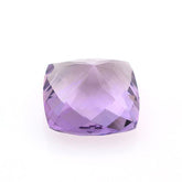 BRAZIL AMETHYST CHECKER CUT CUSHION 15 MM 12.14 Cts.