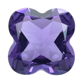 BRAZIL AMETHYST CUT CLOVER (DARK) (THICKNESS:-4.80-5.20MM) 8MM 2.15 Cts.