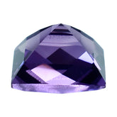 BRAZIL AMETHYST CHECKER CUT SQUARE (DARK) 12MM 7.55 Cts.