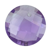 BRAZIL AMETHYST CHECKER CUT CUSHION BRIOLETTE 6.00X6.00 MM 0.86 Cts.
