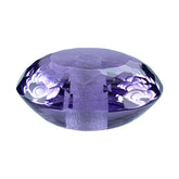 BRAZIL AMETHYST CUT ROUNDEL (LITE) (FULL DRILL) 7.50X7.50 MM 1.40 Cts.