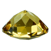 GOLDEN CITRINE CHECKER CUT (SSE) ROUND 11.00MM 4.10 Cts.