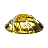 CITRINE (GOLDEN) FLAT BUFFTOP LIGHTENING OVAL (DES#114) (C-2) 14X10MM 4.36 Cts.