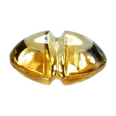 CITRINE (GOLDEN) LENTIL ROUND WITH CARVED (DES#25) (C-2) 9MM 2.30 Cts.