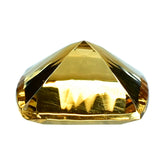 CITRINE (GOLDEN) CONCAVE CUT CUSHION (DES#71) (C-2) 9MM 2.65 Cts.