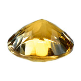 CITRINE (GOLDEN) CONCAVE CUT ROUND (DES#45) (C-1) 10MM 3.20 Cts.