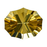 CITRINE (GOLDEN) CONCAVE NINETY CUT OVAL (C-2) 11X9MM 2.92 Cts.
