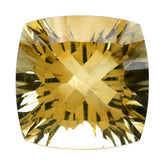 CITRINE (GOLDEN) CONCAVE CUT CUSHION (DES#71) (C-2) 10MM 4.10 Cts.