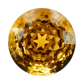 CITRINE (GOLDEN) NIRVANA CUT ROUND (DES#81) (SUPER EXTRA) 10MM 3.50 Cts.
