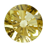 CITRINE (YELLOW) EYE CUT ROUND (DES#89) C-4) 13MM 7.05 Cts.