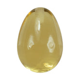 CITRINE (YELLOW) PLAIN EGG (DES#53) (HALF DRILL) (C-3) 9X6.50MM 2.55 Cts.
