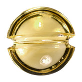 CITRINE (YELLOW) LENTIL ROUND WITH CARVED BELT (DES#25) (C-3) 12MM 5.23 Cts.