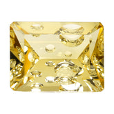 CITRINE (YELLOW) SUPER BUBBLE OCTAGON (DES#116) (C-3) 16X12MM 10.53 Cts.