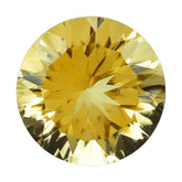 CITRINE (YELLOW) CONCAVE CUT ROUND (DES#45) (C-3) 10MM 3.48 Cts.