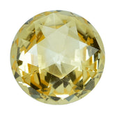 CITRINE (YELLOW) HIGH DOME ROSE CUT ROUND (DES#17) (C-3) 15MM 13.15 Cts.