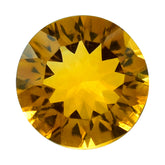 CITRINE (GOLDEN) CONCAVE CUT ROUND (DES#45) SUPER EXTRA) 6.50MM 0.9 Cts.