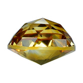 CITRINE (ORANGE) HIGH DOME ROSE CUT ROUND (DES#17) (COLOR ZONING (C-1) 15MM 12.20 Cts.
