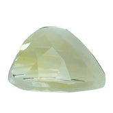 CITRINE CHECKER CUT FANCY HALF HEART 12MM 2.93 Cts.