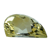 CITRINE CHECKER CUT FANCY HALF HEART 12MM 2.93 Cts.