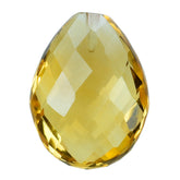 CITRINE BRIOLETTE PEAR (HALF DRILL) 14X11MM 6.56 Cts.