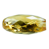 CITRINE BRIOLETTE PEAR (HALF DRILL) 14X11MM 6.56 Cts.