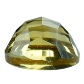 CITRINE CHECKER ROUND CAB 4MM 0.27 Cts.