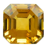 GOLDEN CITRINE (TOP) ASSCHER CUT SQUARE - OCTAGON 5.50MM 0.90 Cts.