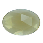 CITRINE ROSE CUT OVAL CAB (C-2) 6X4MM 2.06 Cts.