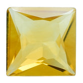 GOLDEN CITRINE PRINCESS CUT SQUARE 6.00MM 0.85 Cts.