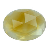 CITRINE ROSE CUT OVAL CAB 8X6MM 1.10 Cts.
