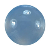 NATURAL AFRICAN BLUE CHALCEDONY LENTIL ROUND 7MM 1.35Cts.
