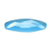 DYED BLUE CHALCEDONY BRIOLETTE CUSHION 20MM 16.00 Cts.