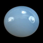 NATURAL CHALCEDONY OVAL CAB 16X14MM 12.38 Cts.