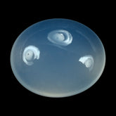 NATURAL CHALCEDONY OVAL CAB 11X9MM 3.41 Cts.