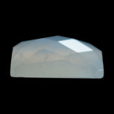 NATURAL CHALCEDONY CHECKER OCTAGON CAB (MEDIUM/CLEAN) 8X6MM 1.33 Cts.