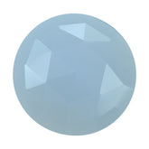 NATURAL CHALCEDONY ROSE CUT ROUND CAB 18MM 9.23 Cts.
