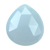 NATURAL CHALCEDONY ROSE CUT BRIOLETTE PEAR (TABEEZ) (FULL DRILL) 13X12MM 6.83 Cts.