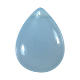 NATURAL CHALCEDONY LENTIL PEAR (FULL DRILL) 16X12MM 7.98 Cts.