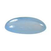 NATURAL CHALCEDONY OVAL CAB 18X13MM 8.79Cts.