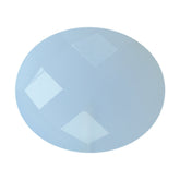 NATURAL CHALCEDONY BRIOLETTE OVAL (HALF DRILL) 12X10MM 5.36Cts.