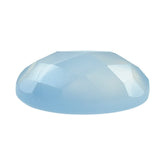NATURAL CHALCEDONY CHECKER OVAL CAB 9X7MM 1.36Cts.