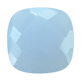 NATURAL CHALCEDONY BRIOLETTE CUSHION 15MM 7.75 Cts.