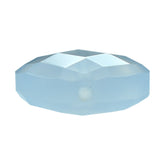 NATURAL CHALCEDONY BRIOLETTE CUSHION (CORNER TO CORNER)(FULL DRILL) 8MM 2.33Cts.