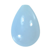 NATURAL CHALCEDONY PLAIN DROP (HALF DRILL) 16X11MM 12.68Cts.